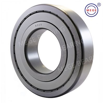 6315 High Precision Ball Bearings 75*160*37mm ZZ 2RS For Auto Electric Motor Machine